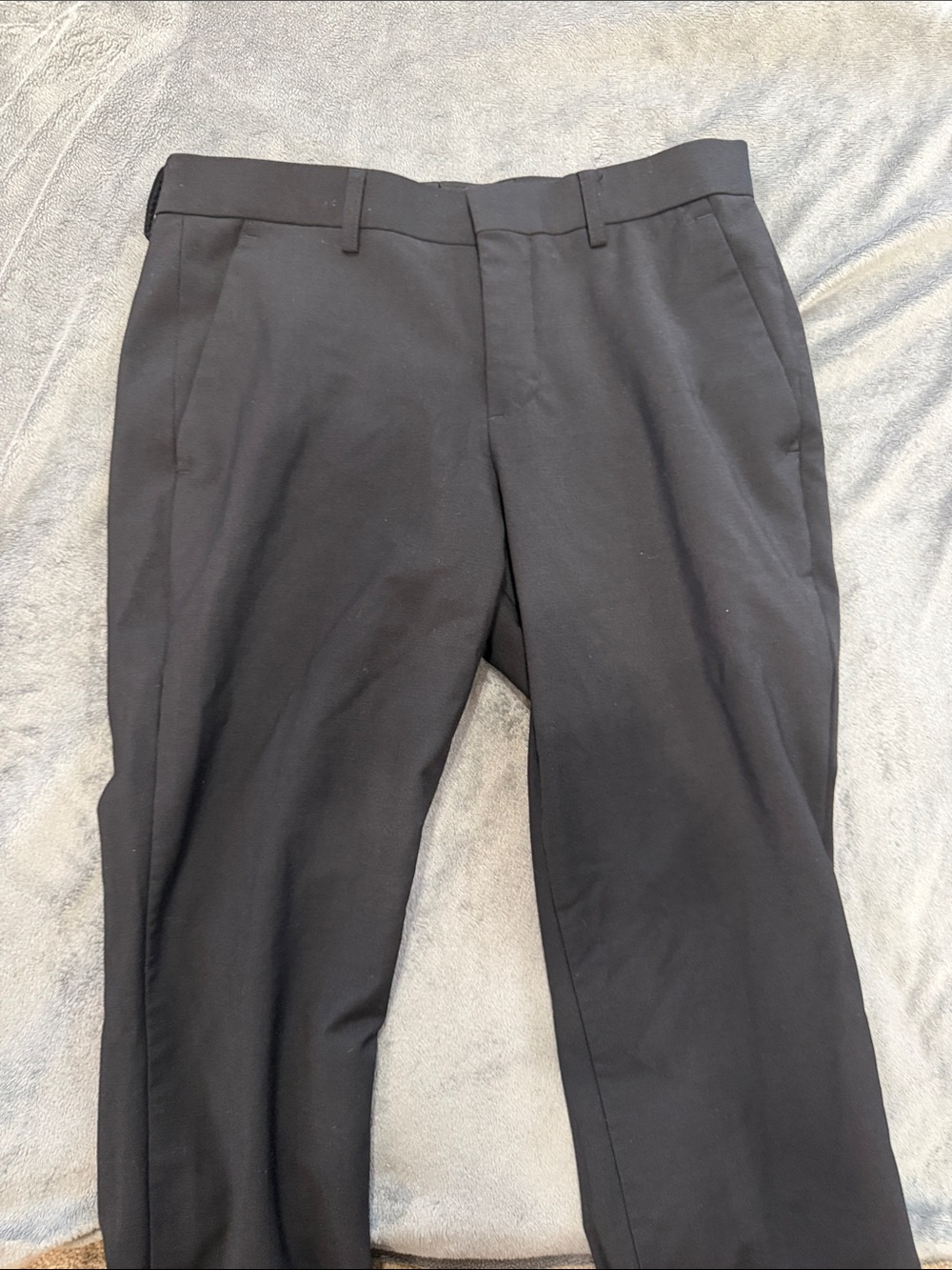 Express Men's Black Dress Pants - Classic Straight Fit